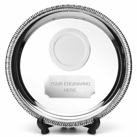 Sierra Custom Logo Silver Salver 10cm (4")