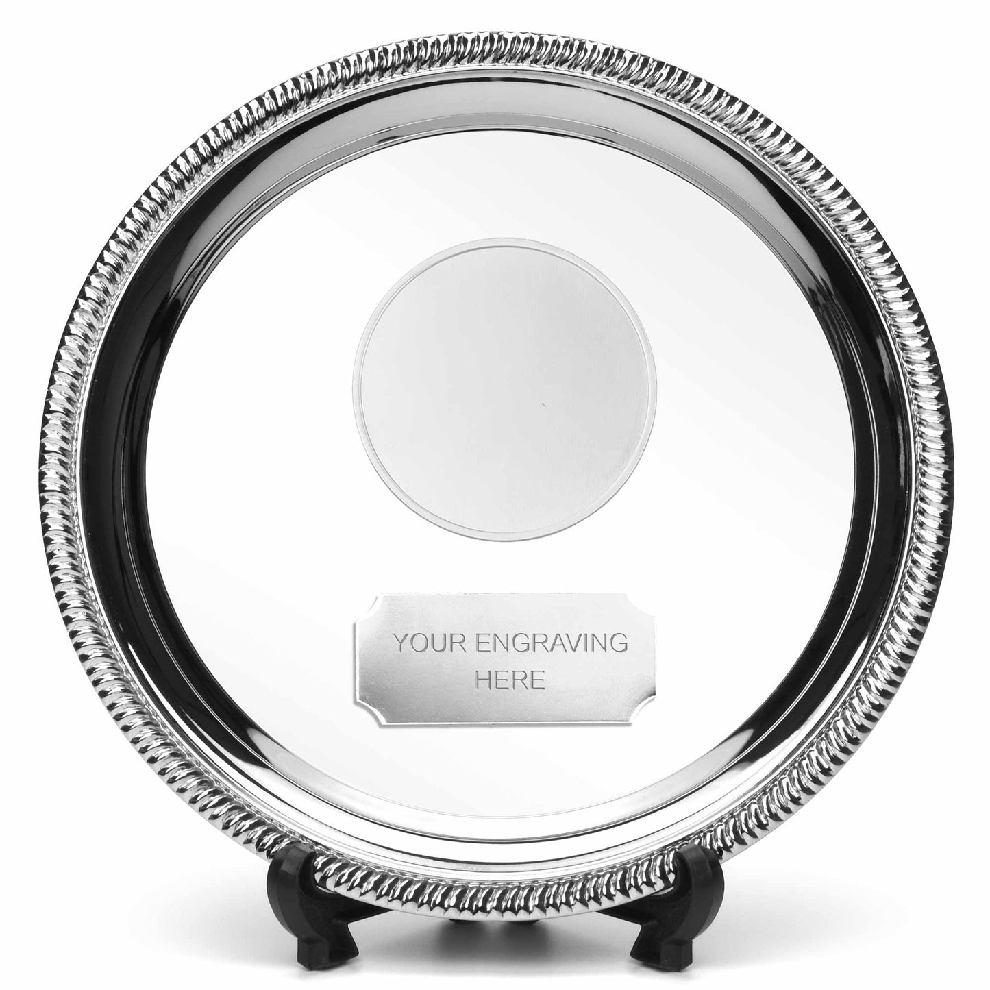 Sierra Custom Logo Silver Salver 15cm (6")