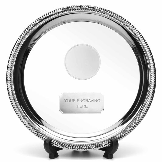 Sierra Custom Logo Silver Salver 20cm (8")