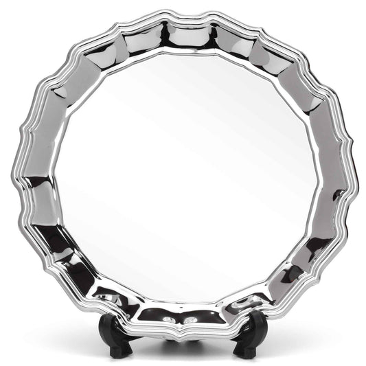 Chippendale Nickel Plated Silver Salver 15cm (6")