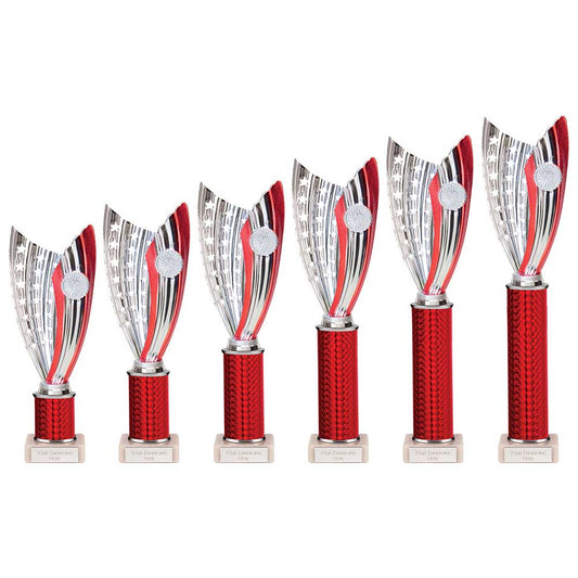 Glamstar Plastic Trophy Red