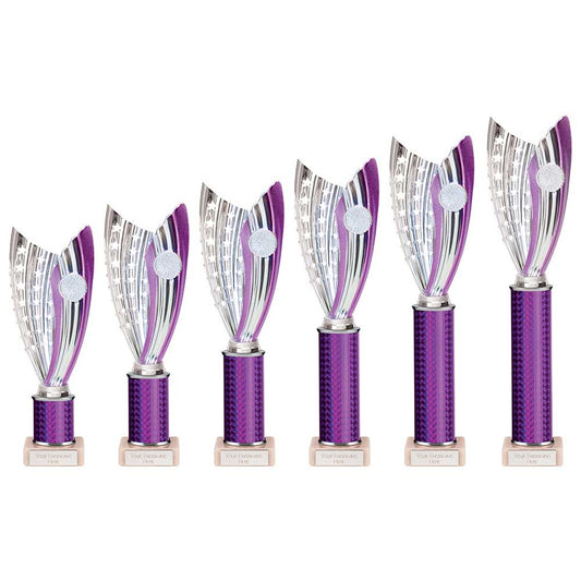 Glamstar Plastic Trophy Purple