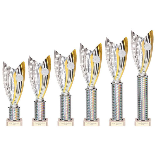 Glamstar Plastic Trophy Silver