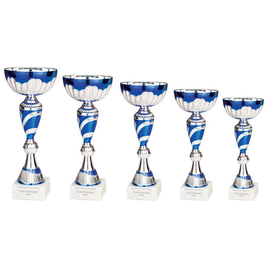 Omega Cup Silver & Blue
