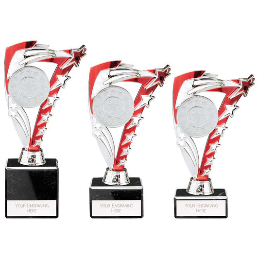 Frenzy Multisport Trophy Silver & Red