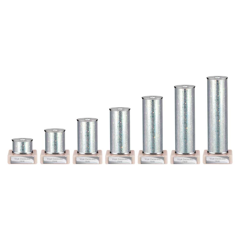 Superstars Tube Trophy Silver