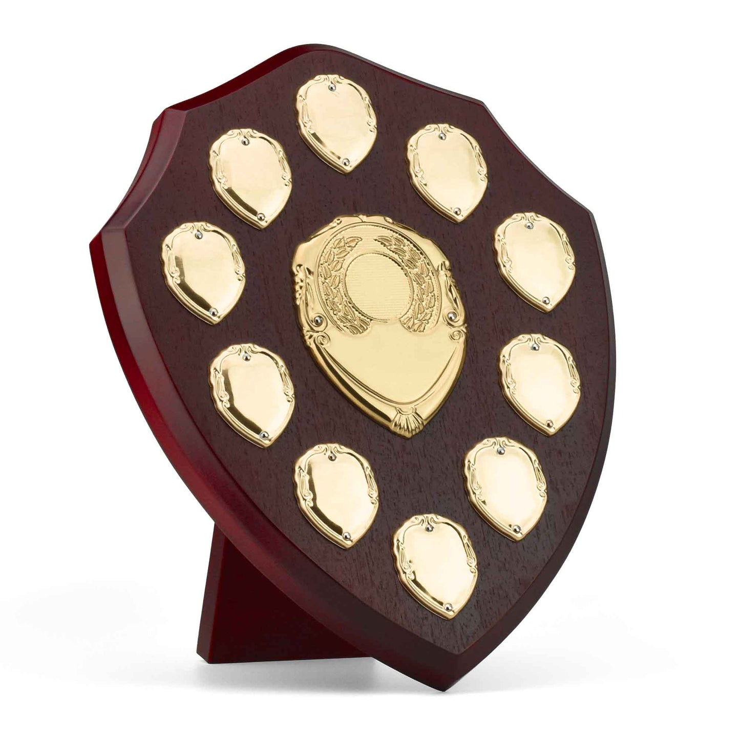Triumph Ruby & Gold Annual Shield 25.5cm (10")